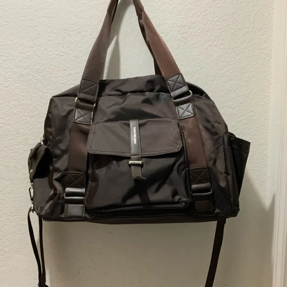 New Calvin Klein Duffel Bag Weekender Bag Brown